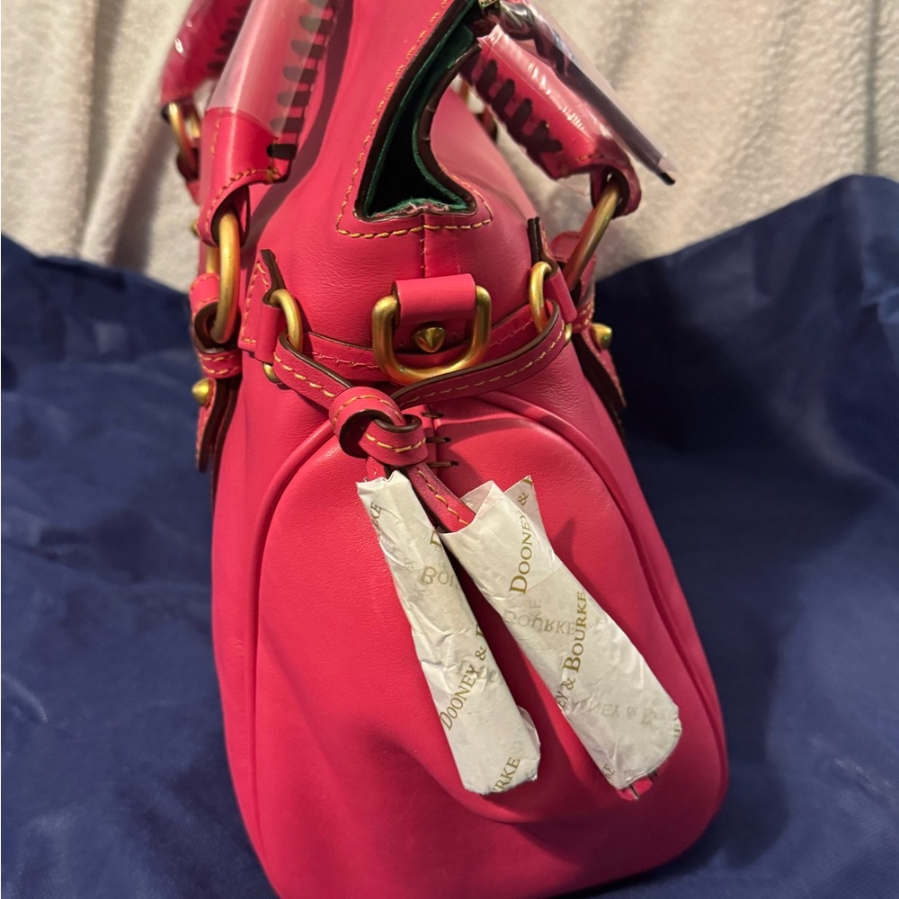Dooney & Bourke Pink Satchel - Picture 8 of 13